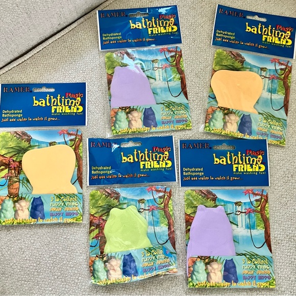 Ramer made in England Magic Bath Time Friend Children’s Dehydrated Bath sponges. - Picture 1 of 15